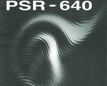 Yamaha Portatone PSR-740 PSR-640 Keyboard Owner&#39;s Manual - $43.89