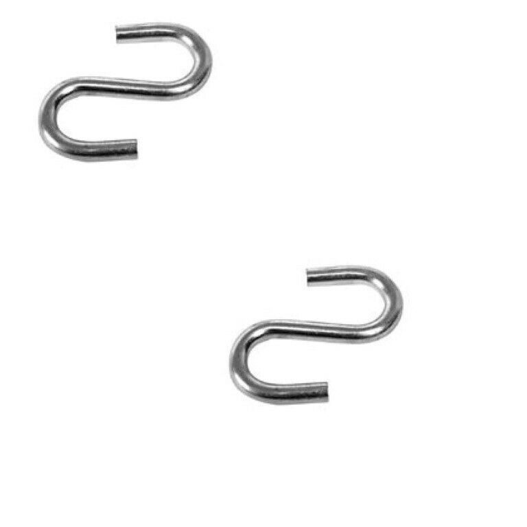 #8 S Hook for Sash Chain .105 x 1-1/8 Diameter Zinc Finish 2pcs - $6.40