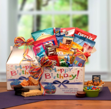 Make A Wish Birthday Care Package - Delicious Snacks and Sweets for a Memorable  - £38.28 GBP