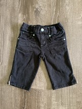 Hannah Montana Black Jean Shorts Size 6 - £5.57 GBP