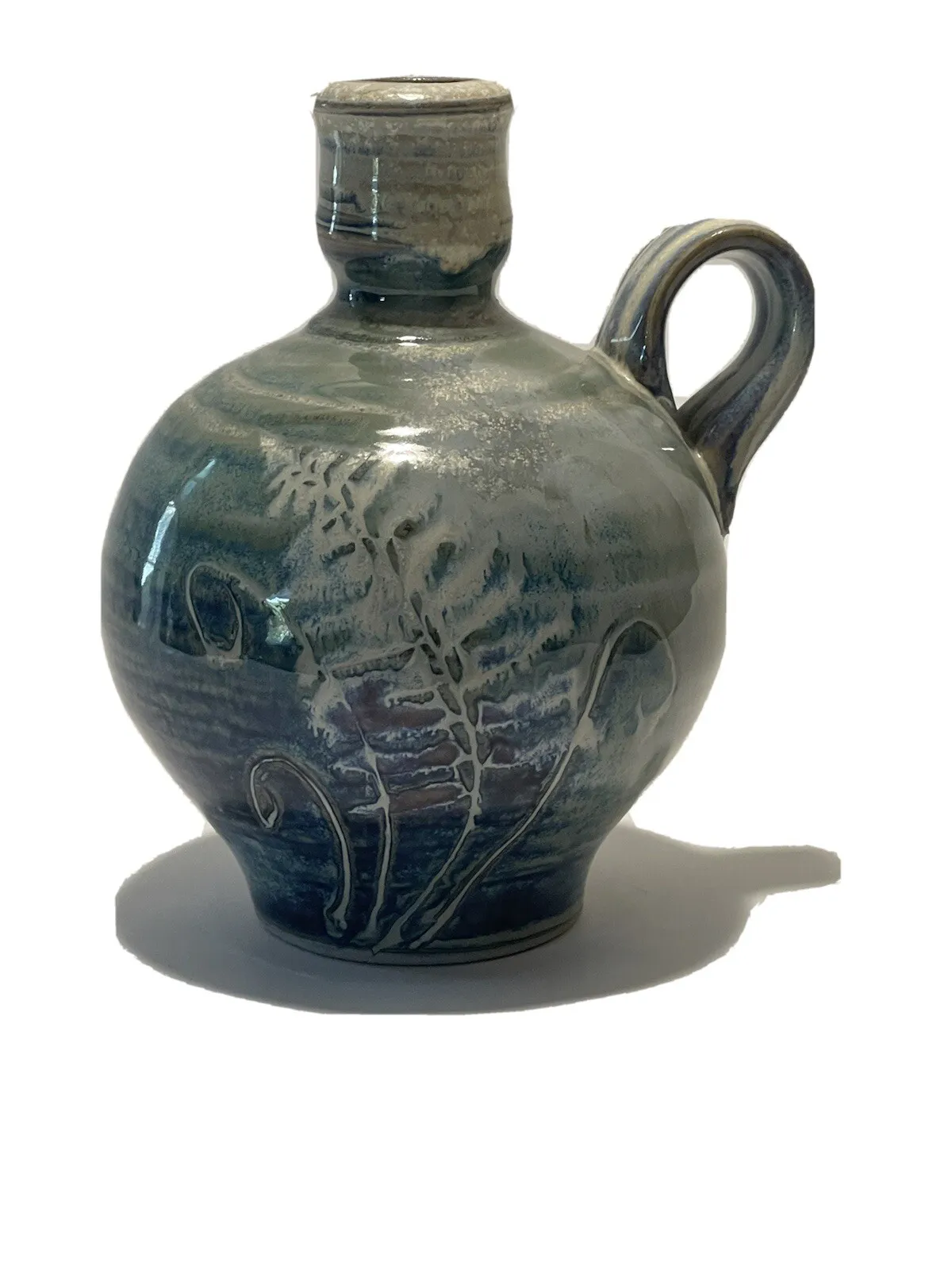 Fabulous Handmade Stoneware Decor Bottle Fine Pottery  - £55.15 GBP