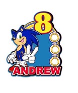 Sonic Cake Topper - $28.00