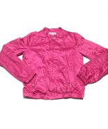 Vintage Tommy Hilfiger Girls Size XL Full Zip Front Jacket Pockets Pink ... - $33.70 CAD