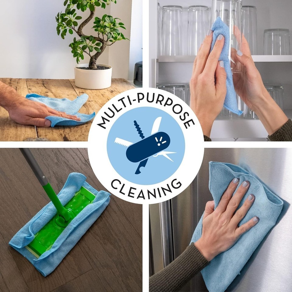 Machine Washable Microfiber Towels, 150 Pack - Sustainable Cleaning Essentials Item image 6