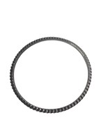 Vintage Silver Tone Chain Link Textured Bangle Bracelet Womens Costume J... - $19.43 CAD