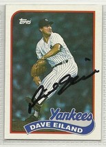 Dave Eiland signed autographed Card 1989 Topps WS Champ - $9.60