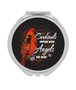 Cardinals Appear : Gift Compact Mirror Angels Are Near Bird Ecology Natu... - £10.44 GBP