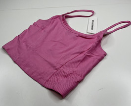 urban outfitters NWT women’s M pink knit sleeveless crop top P5 - £9.95 GBP