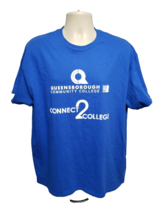 CUNY Queensborough Community College Connect 2 College Adult Blue XL TShirt - $19.80