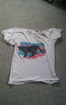 Vintage 1987 AIrwaves Puma Panther Black Cat Tee T Shirt Short Sleeve - £16.06 GBP