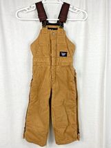 Walls Blizzard Pruf Winter Work Farm Trucker Bibs / Overalls Boy Size 4/... - €21,25 EUR
