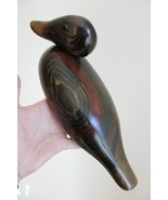 VTG Signed JB &quot;JOHN BUNDY&quot; Wood Duck Decoy GLASS EYES Swivel Head old - £39.92 GBP