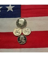 1776-1976 Bicentennial Mix Proof Half &amp; Quarter and 1 Each P&amp;D Mint Quar... - $25.00