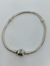 Pandora Sterling Silver 925 Snake Charm Bracelet 7&quot; - £26.06 GBP