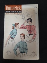 Butterick 7164 Ladies Tailored Blouse Sewing Pattern Size 12 Bust 30 Cut... - $9.95