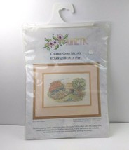 Kinetic Counted Cross Stitch Kit #KCS-01  Rose Cottage  11 3/4&quot; x 7 1/2&quot; - £31.15 GBP