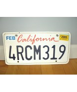 CALIFORNIA LICENSE PLATE #4RCM319 - $115.73 MXN
