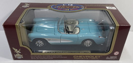 1957 Chevrolet Corvette Blue (No. 92018, 1:18 Die-Cast Metal Model) Road... - $19.99