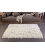 Real Genuine Tibetan / Mongolian lamb fur Rug - Many Colors- Custom size... - €507,15 EUR