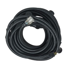 Southwire 65039101 12/3 50-Ft. Generator Power Cord, Black 6-Outlet - £102.68 GBP