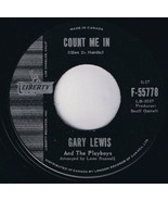 Gary Lewis Playboys Count Me In 45 rpm Little Miss Go-Go Canadian Press - £3.93 GBP