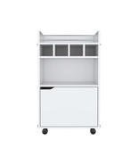 Bar Cart Kinsley, Living Room, White - $356.95 CAD