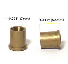 2pc Bto Newly Made Aurora G+ G-PLUS Style Ho Slot Car Rear Wheels 8893 Gold! - £1.11 GBP