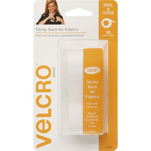 VELCRO(R) Brand Sticky Back For Fabric Tape .75&quot;X24&quot;-White - $22.24