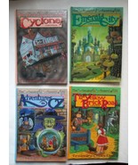 Wizard of Oz 4 Pop-Up Books Cyclone Emerald City Yellow Brick Road Adven... - $32.66