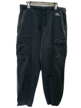 Abercrombie and Fitch Mens Gray Drawstring Waist Military Cargo Pants Size Small - £19.91 GBP