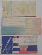  GENESIS 3 Original Montreal Ticket Stubs 1977,82 Forum &amp; Jarry Park Tony Banks  - £23.58 GBP