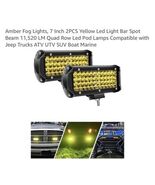Chelhead Yellow Fog Lights, 5 Inch 72W Led Light Bar  mber Led Drivi... - $55.44 CAD