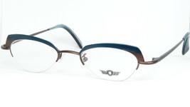 Boz By J.F. Rey Caleche 32 Teal /BROWN Eyeglasses Glasses 48-20-144mm (Notes) - £187.74 GBP