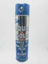 Vintage Rare Scott&#39;s Liquid Gold Counter Top Stainless Steel Polish Clea... - $18.82
