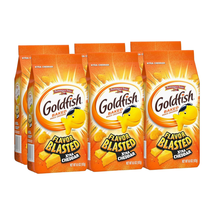 Goldfish Flavor Blasted Xtra Cheddar Cheese Crackers, Baked Snack Cracke... - £26.15 GBP