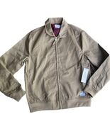NWT Five Four Men’s Zip Up Khaki Jacket/ Coat Size Small New With Tags - $336.11 MXN