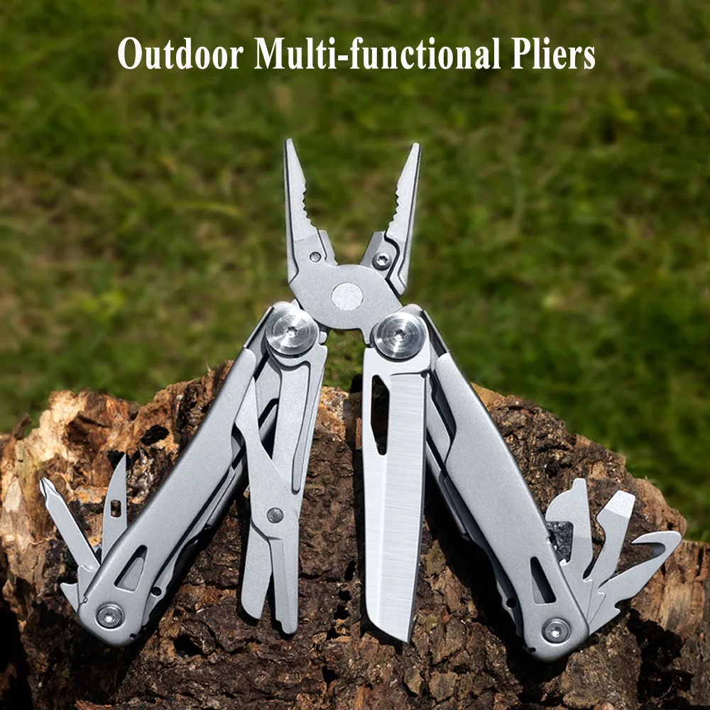 420 Steel Folding Knife Pliers Screwdriver Outdoor Survival Tool Kit 26 in 1 - £30.30 GBP+