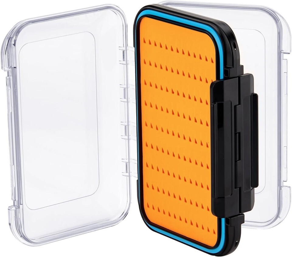 Gonex Fly Boxes for Fly Fishing Jig Boxes Two-Sided Waterproof 4.1&quot;L x 3... - $15.84