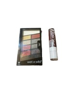 Wet n Wild Eye Shadow Palette #1230024 In the Smoke  + Lipstick #978A  S... - $226.75 MXN