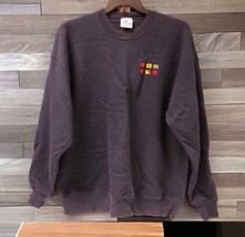 Vintage 90s Jerzees Pullover Navy Nautical Sweatshirt  2X Unisex Made in... - $31.68