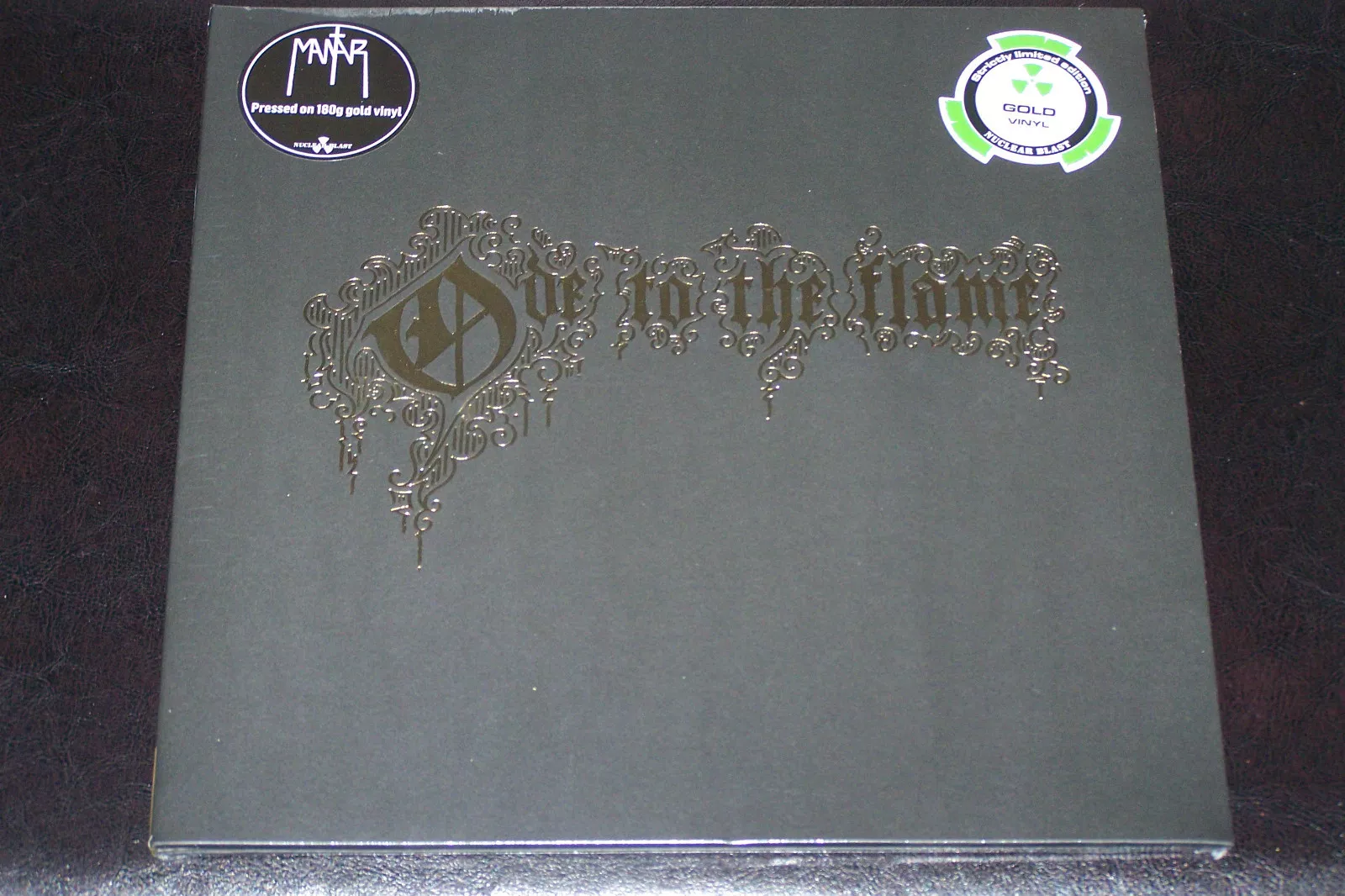 MANTAR Ode to the flame GOLD VINYL 1000 COPIES - $81.18