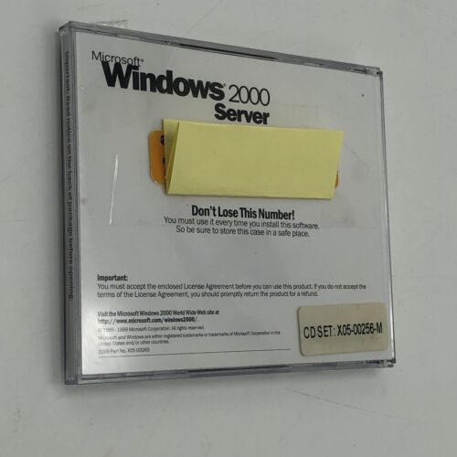 Microsoft Windows 2000 Advanced Server and 50 similar items Microsoft Windows 2000 Advanced Server and 50 similar items