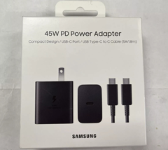 Original Samsung 45W USB-C Charger with Cable for Galaxy S23/S24/Ultra - $512.63 MXN