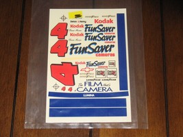 1/24 NASCAR 4 Kodak Camera Fun Saver Chevy Lumina Ernie Irvan Waterslide Decals - £8.76 GBP