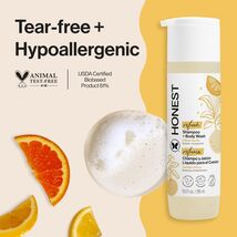 The Honest Company 2-in-1 Cleansing Shampoo Body Wash, Gentle for Baby, ... - $11.87