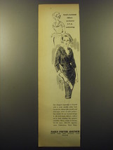 1959 Saks Fifth Avenue Fashion Advertisement - Hand-crocheted ribbon - £14.78 GBP