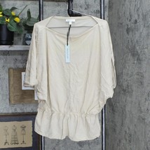 Prologue Women&#39;s Bat wing Short Sleeve Blouse Top 556515 Sz XXL White NWT - £14.70 GBP