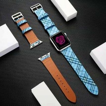 Leather Wrist Band strap For Apple Watch Series 6/SE/5/4/3/ 38/40/42/44mm - £36.25 GBP