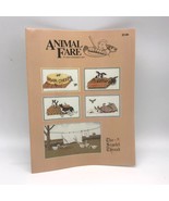 Vintage Cross Stitch Patterns, Animal Fare by Linda Gordanier Jary, The ... - £16.74 GBP
