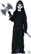Scary Skeleton Halloween Costume Size Small 4-6 Unisex - £12.46 GBP